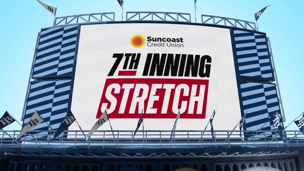 Suncoast Credit Union partnered during the 7th inning of Tampa Bay Rays Game