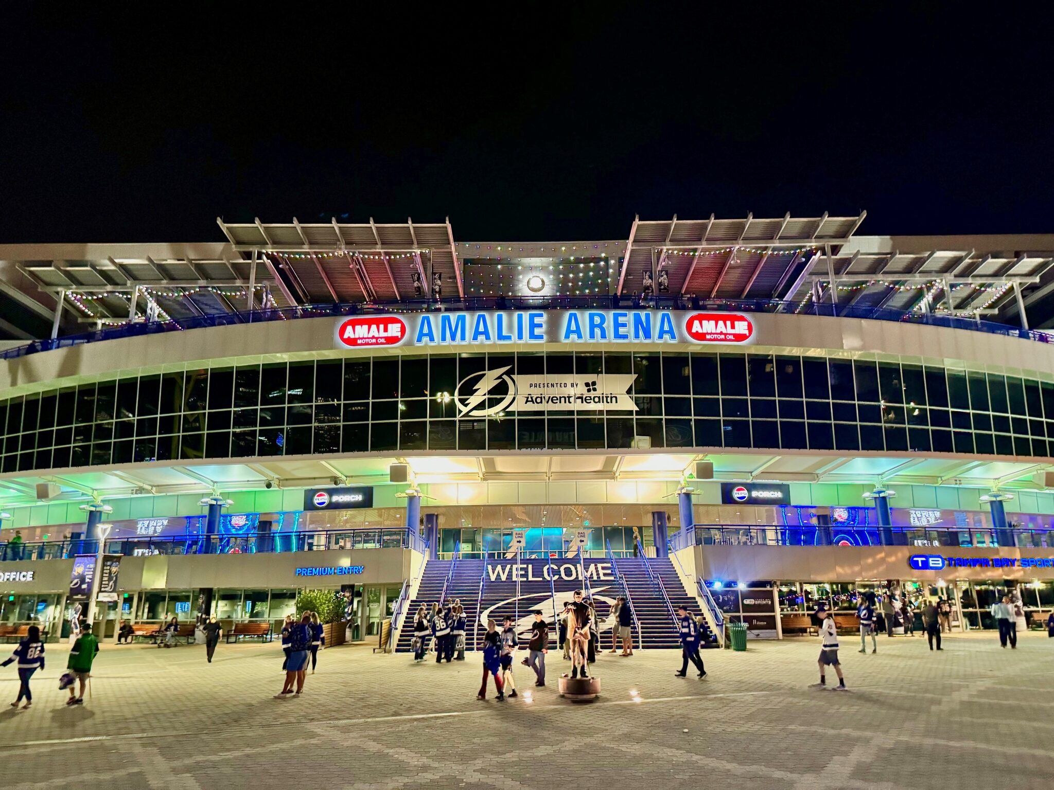 naming rights partnership secured for Amalie Arena, home of the Tampa Bay Lightning.